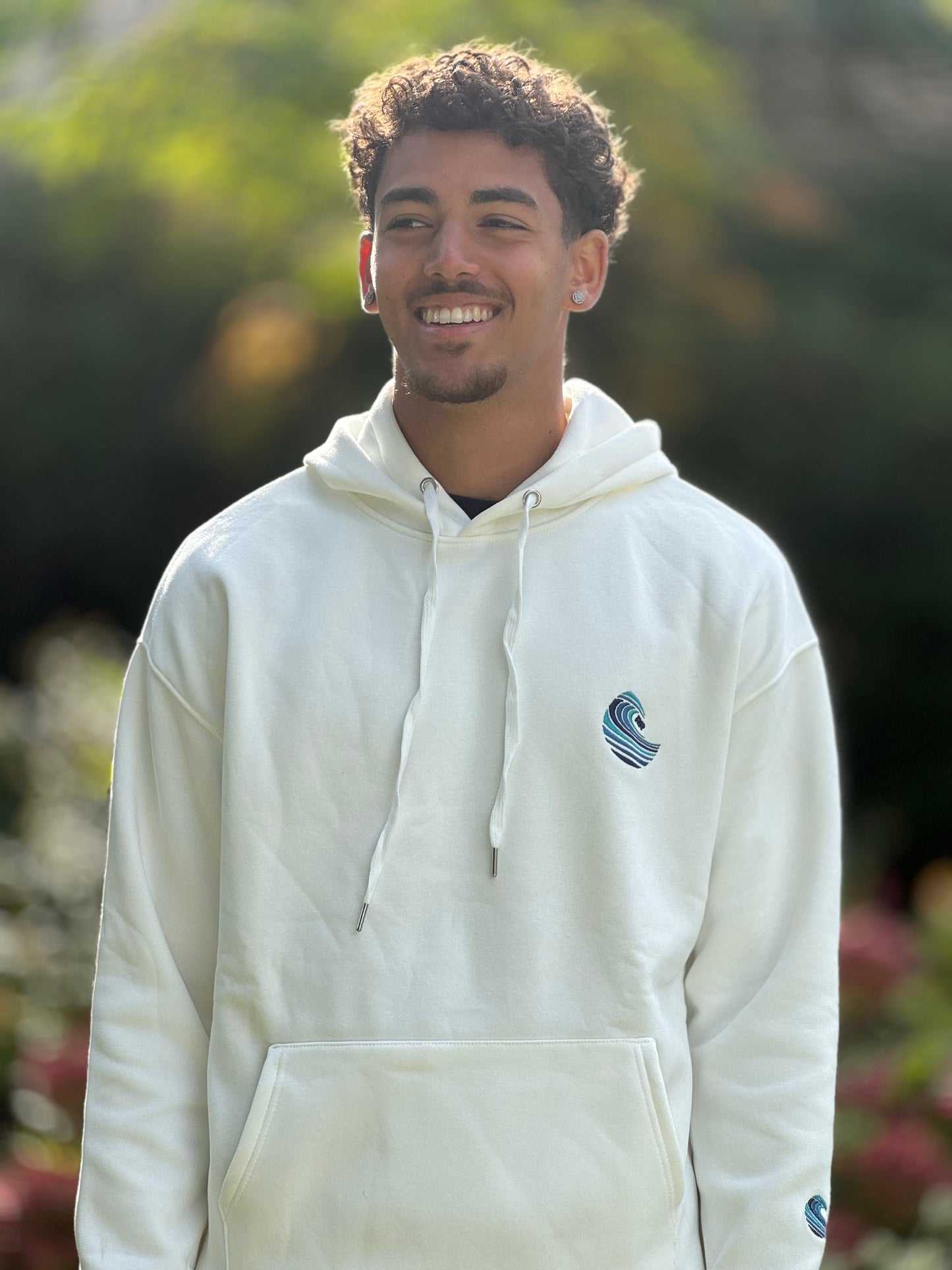 RR SOCIETY CATCH A WAVE HOODIE - BLUE