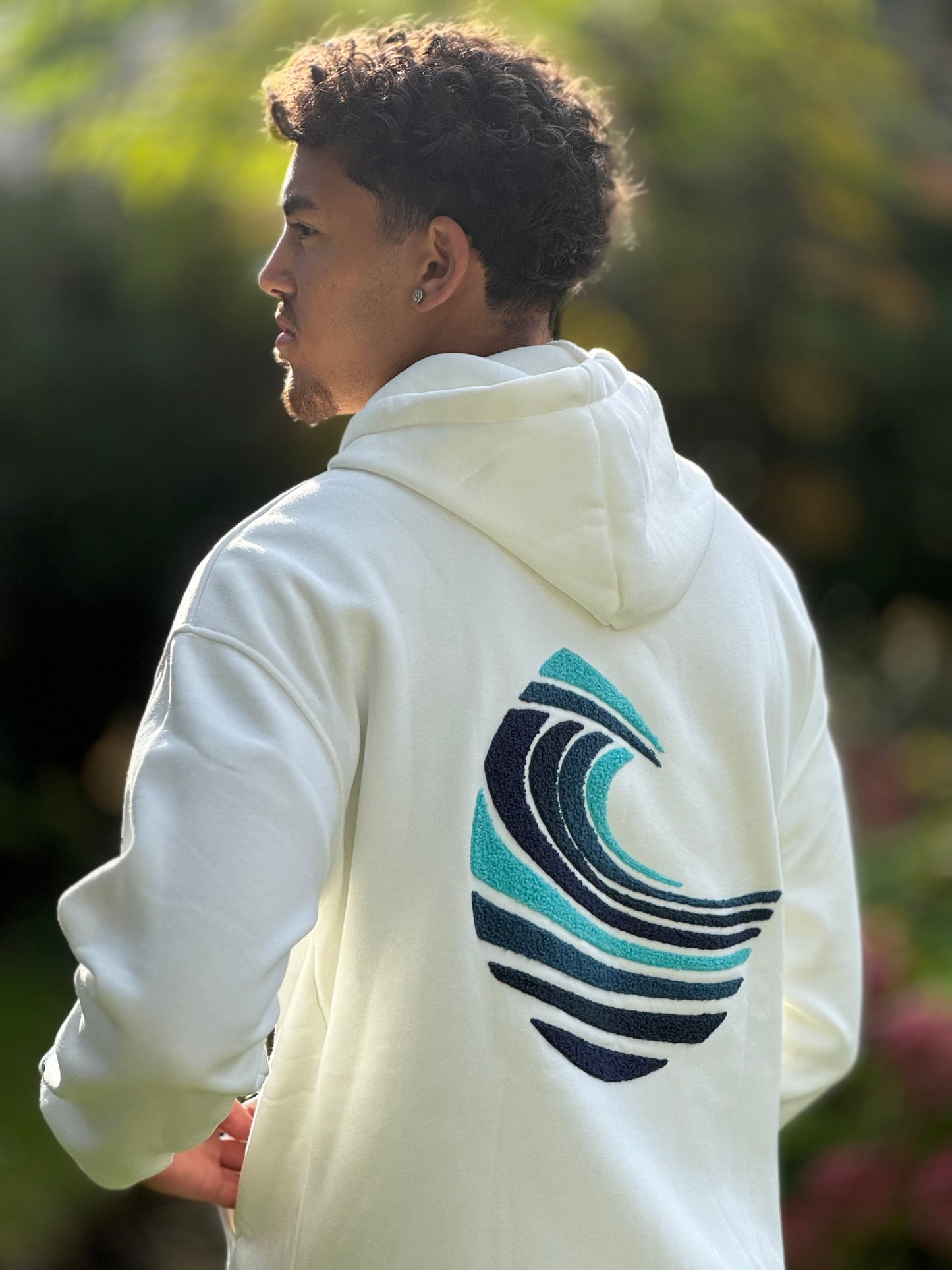 RR SOCIETY CATCH A WAVE HOODIE - BLUE