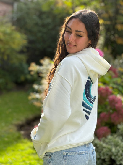 RR SOCIETY CATCH A WAVE HOODIE - BLUE