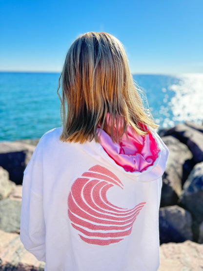 RR SOCIETY CATCH A WAVE HOODIE - PINK