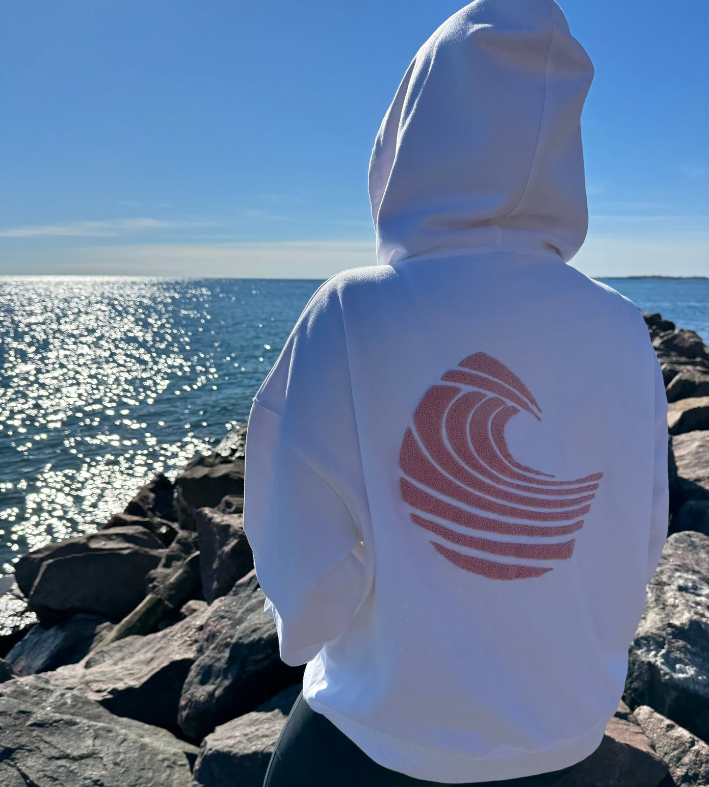 RR SOCIETY CATCH A WAVE HOODIE - PINK