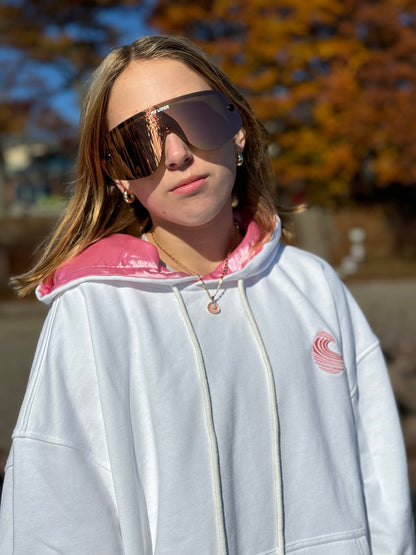 RR SOCIETY CATCH A WAVE HOODIE - PINK