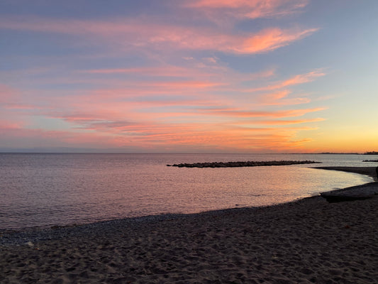 BALMY BEACH SUNSET - TORONTO