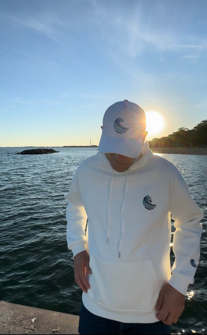 RR SOCIETY CATCH A WAVE HOODIE - BLUE