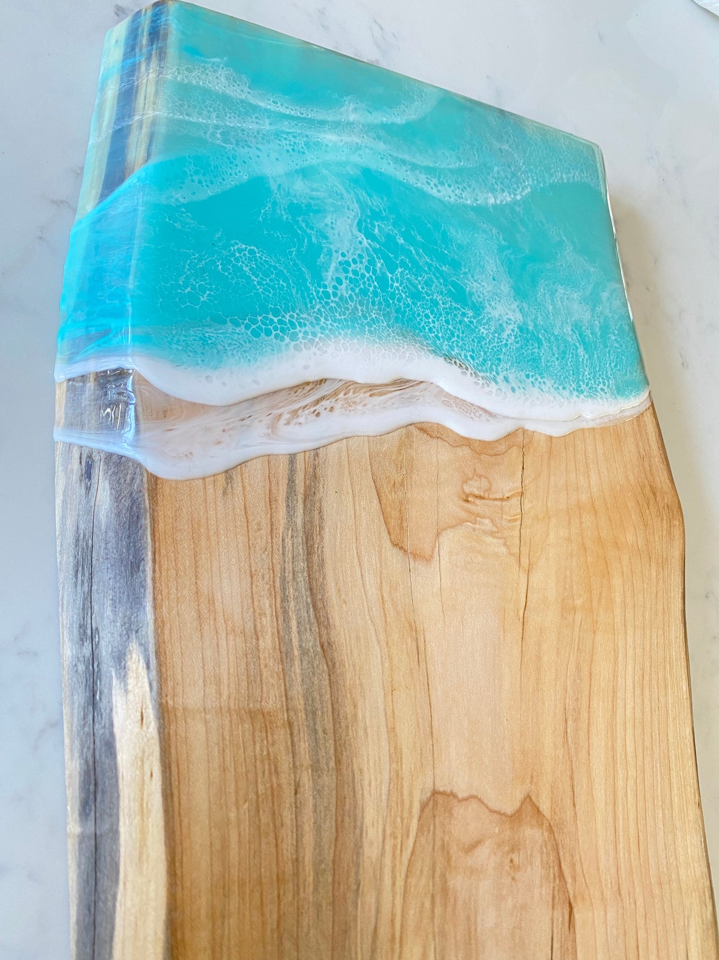 Double layer ocean 🌊 resin charcuterie board